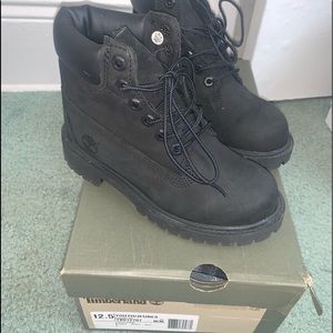 Black Timberlands- brand new!!